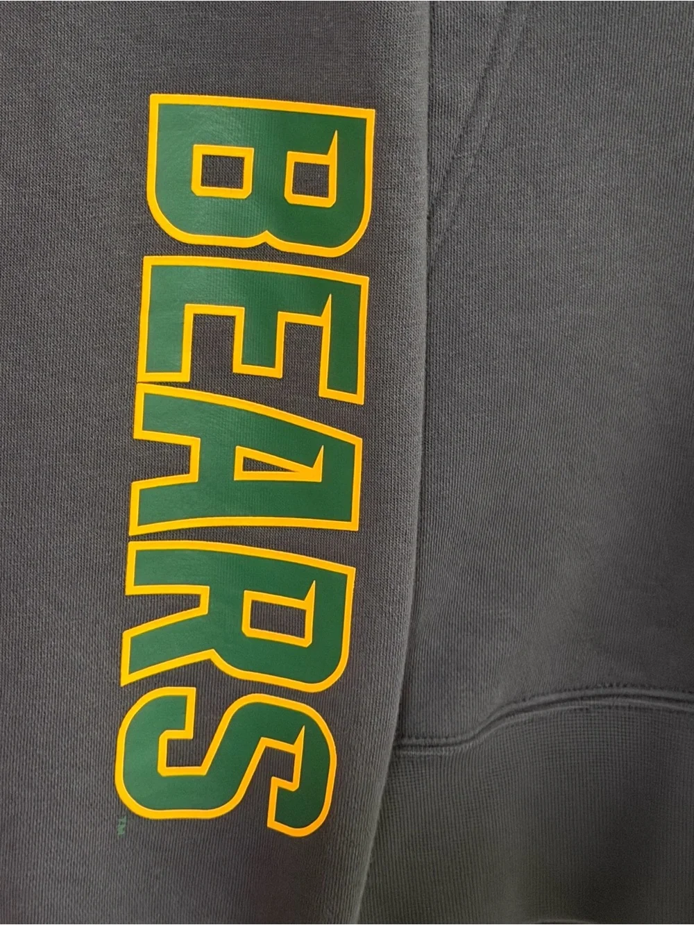 NIKE Baylor Bears Full Zip Embroidered Logo Hoodie - Large